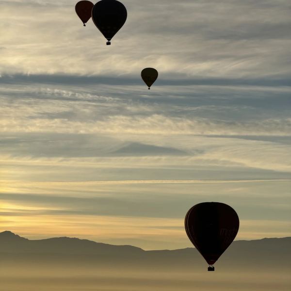 Vol en montgolfière au lever du soleil au-dessus de Marrakech